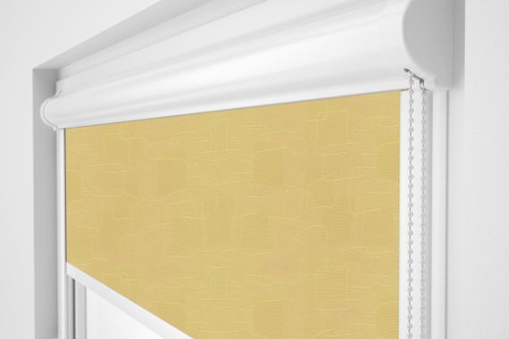Рулонная штора Rolets Топаз 2-2057-375 37.5x170 см закрытого типа Золотистая | Зображення 1