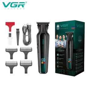 Профессиональный триммер для бороды и усов с керамикой VGR V-930 насадки 1-7 мм. JO-585 Цвет: зеленый