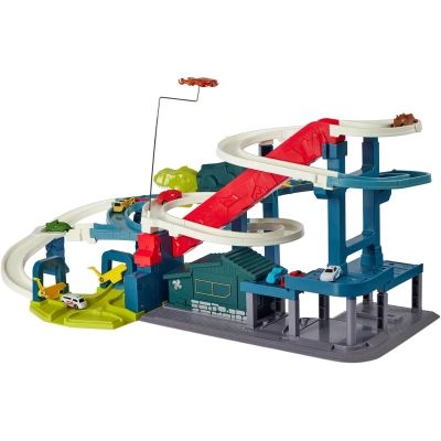 Ігровий набір ZIPP Toys Dino автотрек-міська розв&apos;язка електричний, 8 машинок (6603A) | Зображення 8