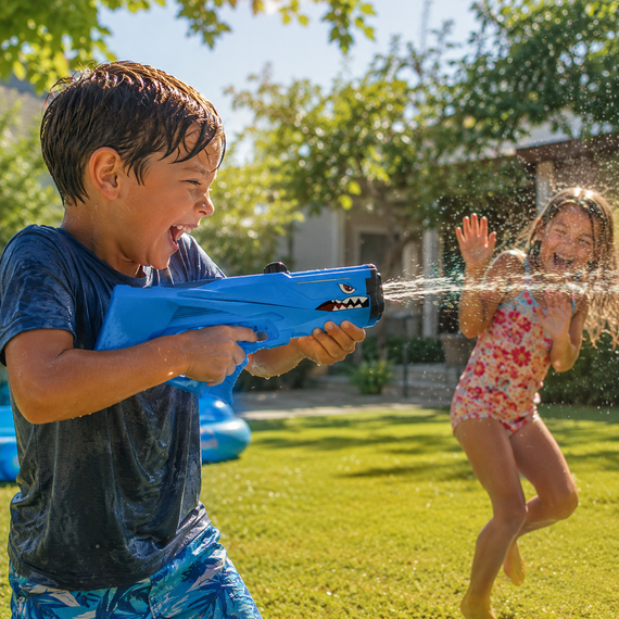 Водяний пістолет дитячий Shark Water Gun / Бластер водний автомат | Зображення 1