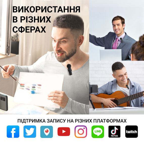 Мікрофон Fifine M8 Wireless (M8) | Зображення 6