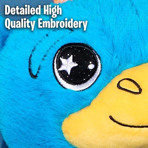 Ночник игрушка, Плюшевый ночник, синий дракон | Зображення 4