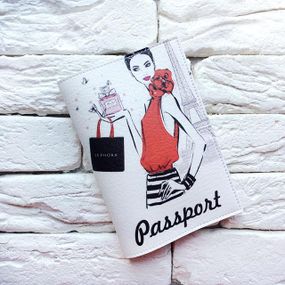 Обложка для паспорта Карина