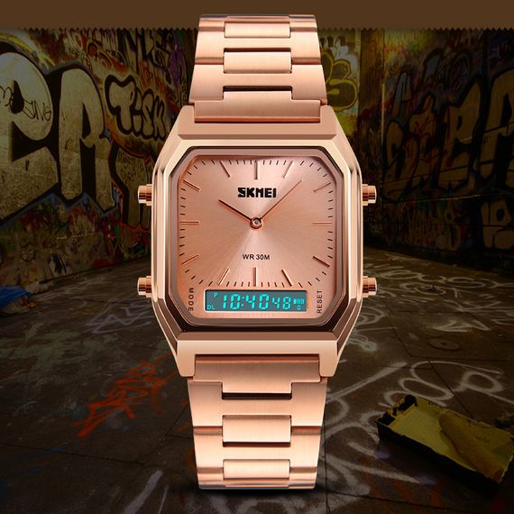 Наручний годинник Skmei 1220RG Rose Gold | Зображення 3