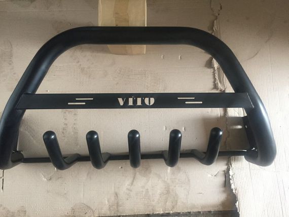 Кенгурятник WT004 (черный) для Fiat Doblo I 2001-2005 гг