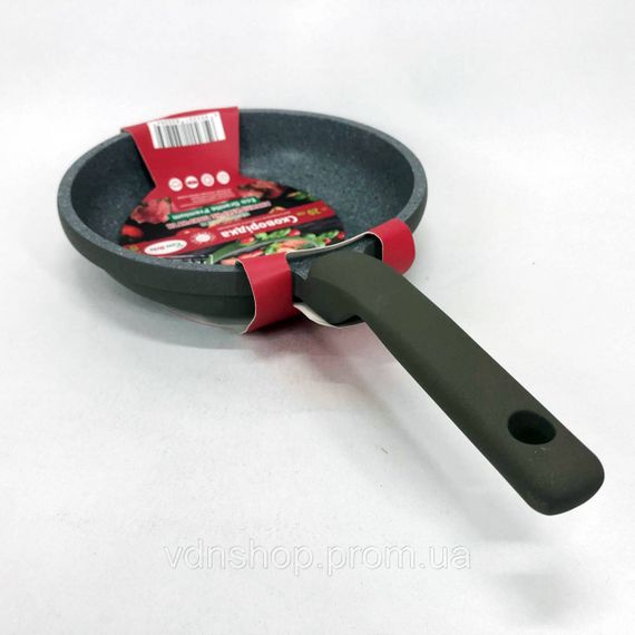 Сковорода с антипригарным покрытием для газовой плиты Con, Литая алюминиевая сковорода TK-74 | Зображення 1