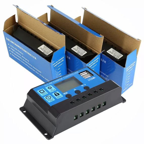 Контролер заряду PWM 20a 12v/24v для сонячної системи акб | Зображення 3