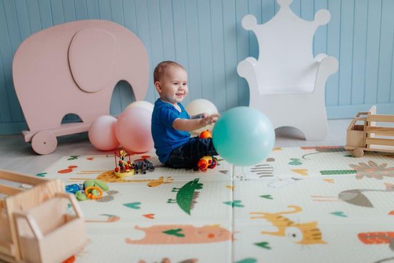 Розвиваючий термокилимок дитячий "Африка | Океан" 200х150х1см (247) SW-00000165 | Зображення 1