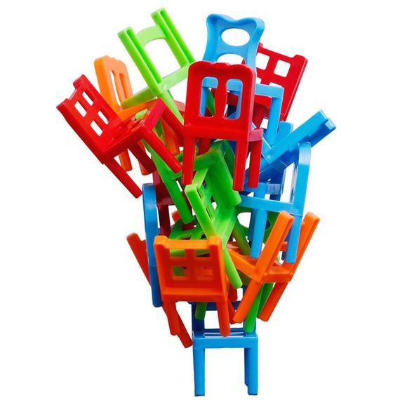 Настільна інтерактивна гра Ummi 301 Balance Chairs (18pcs) Colorful