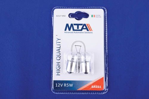 Лампа автомобільна 12V 5W Ba15s R5W (габарити, освітлення номерного знака, стоянкове освітлення/габарити) 82127 MB21