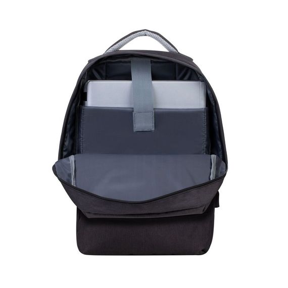 Рюкзак городской Rivacase 7562 Black 12х30.5х46 см черный | Зображення 9