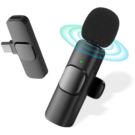 Беспроводной петличный Type-C микрофон Savetek P27 для смартфона, ноутбука, планшета, 2.4 ГГц | Зображення 2