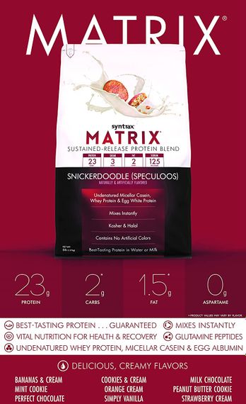 Протеин Matrix 5.0 (77 % protein ) 2270g (Snickerdoodle) | Зображення 1