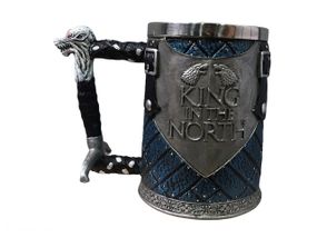 Кружка Чашка Бокал Игра Престолов King in the North Targaryen 3D Король Севера
