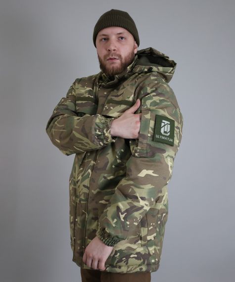 Куртка зимова Ultimatum Ranger Мультикам,Тактична зимова куртка бушлат на флісі | Зображення 4