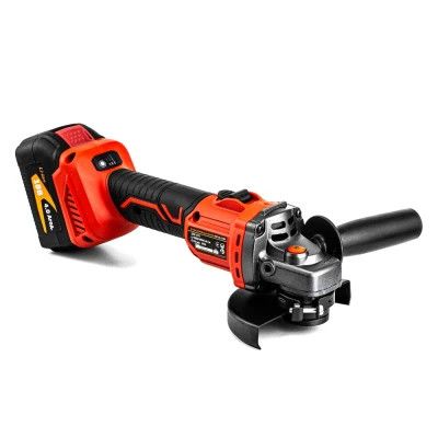 Шлифовальная машина GTM AGC18/125BL, 125мм, 18В, 3000-8500об/мин, 2x4Ah (AGC18/125BL) | Зображення 3