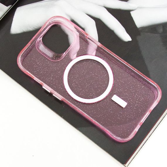 Чехол TPU Radiance with MagSafe для Apple iPhone 14 (6.1") Pink | Зображення 3