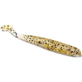 Силиконовая приманка, Съедобный силикон Bait Breath U30 Fish Tail Shad 2,8" (8шт.) (143 Clear/Black・Gold