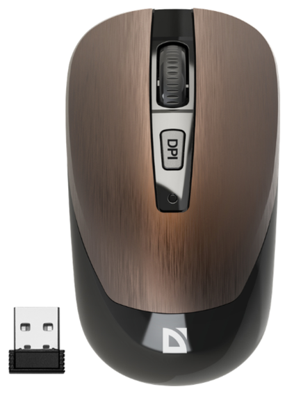 Миша Defender Wave MM-995 Wireless BRONZE (52992)