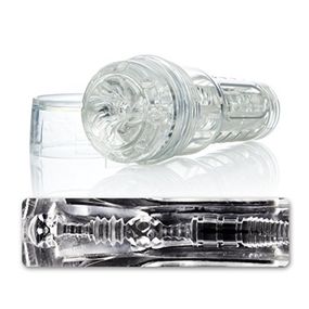 Мастурбатор в колбе с внутренним рельефом Fleshlight GO Torque Ice, прозрачный sexstyle