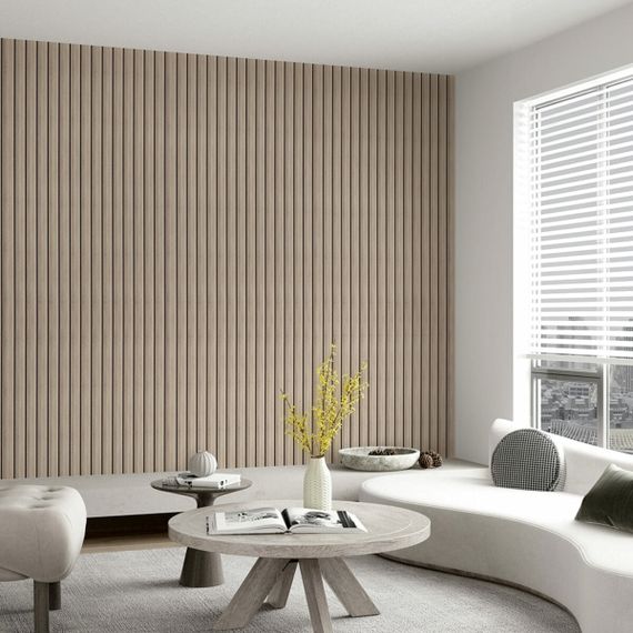 Рейка декоративна PS 2900х120х12мм Сріблястий дуб SW-00002143- | Зображення 7