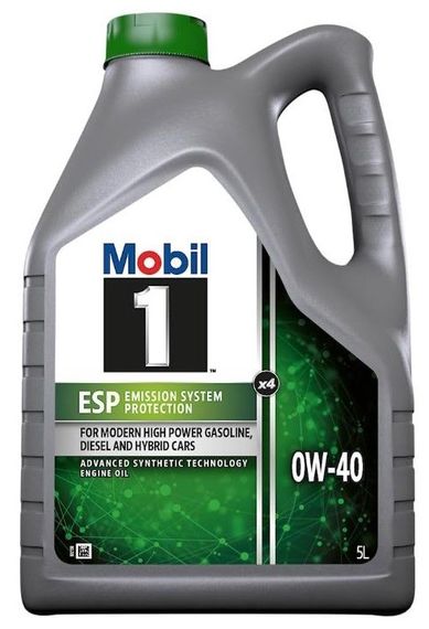 Моторна олива Mobil 1 ESP X4 0W-40 5л.