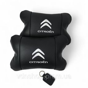 Подушка для підтримки голови Citroën, Подушка підголівник в подарунок, Подарунок водієві QK-39