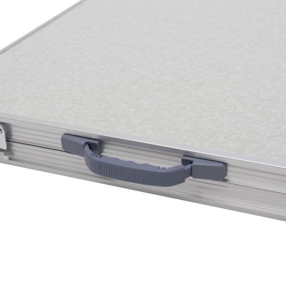 Стіл і 4 стільці для пікніка набір туристичних алюмінієвих складних алюмінієвих меблів для кемпінгу 8812-4 | Зображення 1