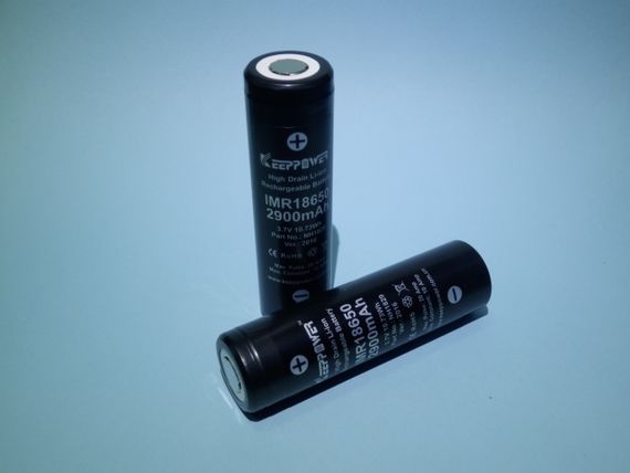 Высокотоковый аккумулятор 18650 Keeppower IMR18650-2,9 3,6V 2900mAh Li-Mn 20A! | Зображення 2