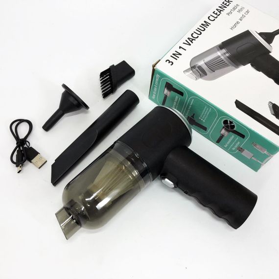 Мийка автопилосос ручний AS-228, Пилосос для дивана авто, Якісний Компактний автомобільний пилосос AU-46 | Зображення 3