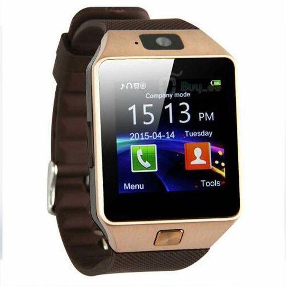 Смарт-годинник Smart Watch DZ09. TR-497 Колір: золотий | Зображення 1