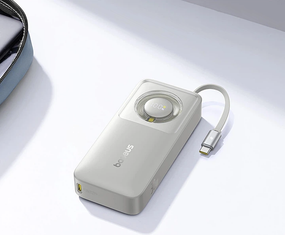 Повербанк Baseus Free2Pull 10000mAh 30W 2Type-C PD/ QC3A Lunar Gray