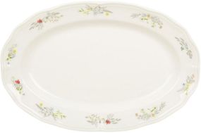 Набор овальных сервировочных блюд из фарфора Florence: Ornament, 33х21 см (6 шт.)
