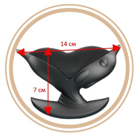 Анальна пробка - Pretty Love Hanson Anal Plug Black sexstyle | Зображення 9