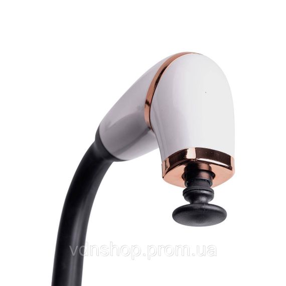 Перкуссионный ручной массажер аккумуляторный 17 Вт зарядка от USB до 3200 об/мин Белый HP-11-11W | Зображення 2