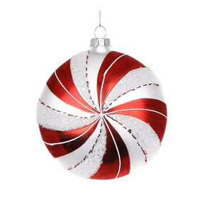 Ялинкова прикраса Льодяник 10*4см з присипкою "цукор" БОНА ДИ