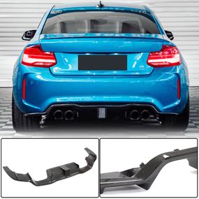 Дифузор заднього бампера V7 (для F87 M2/M2С, Карбон) для BMW 2 серія F22/23 2014-2021 рр