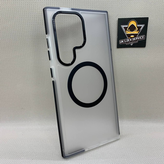 Чохол Samsung Galaxy S24 Ultra Wlons Hybrid MagSafe Матовий Протиударний Сірий