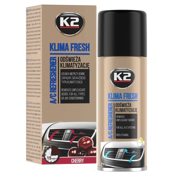 Очищувач системи кондиціонування K2 Klima Fresh "Вишня" 150 мл (K222CH)