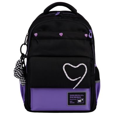 Рюкзак школьный Yes Purple Hearts TS-48 (559923) | Зображення 1