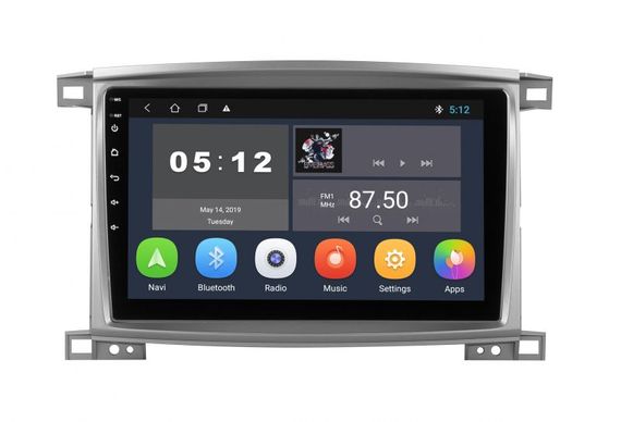 Штатний головний пристрій Soundbox SB-9471 2G для Toyota LC100 2003-2008 Клімат.