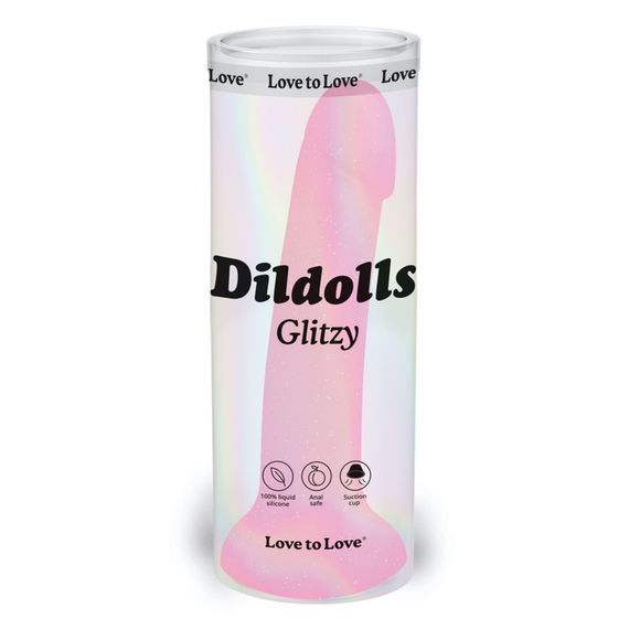Дилдо з блискітками Love To Love DILDOLLS - GLITZY ультрам'який | Зображення 6