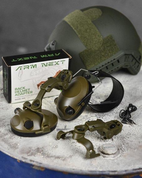 Тактичні навушники S8 + кріплення чебурашка ВТ6689 | Зображення 3