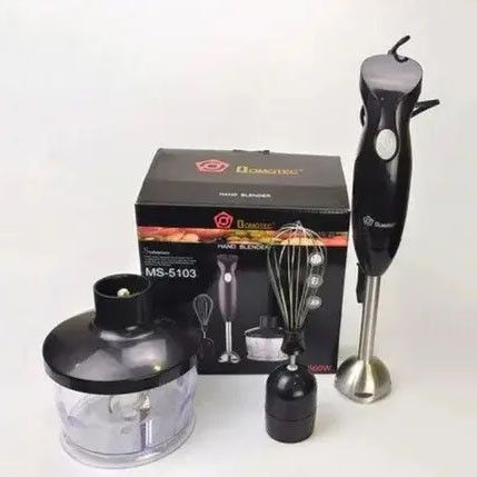 Кухонный блендер для овощей, Кухонный погружной блендер с насадками для детского пюре CW-79 | Зображення 7