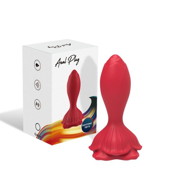 Анальна пробка - Rosenberg Red, 9 Vibration Functions Sex Aura | Зображення 7