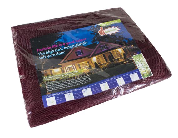 Дверная антимоскитная сетка на магнитах черный, голубой , коричневый,бордовый | Зображення 1