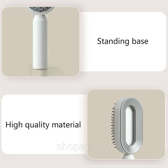 Масажний гребінець Central Hollow Cushion Comb 3D для шкіри голови ∙ 3D гребінець для волосся Central Hollow Cushion Comb | Зображення 5