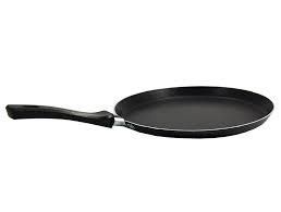 Сковорідка для млинців d22см б/кришки а/п Non Stick чорна PN-22BP Interos