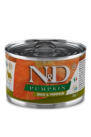 Вологий корм для собак малих порід з качкою Farmina N&D GF Pumpkin Duck Adult Mini, 140 гр