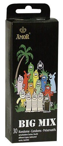 Презервативи - Amor Big Mix, 30 шт. Sex Aura